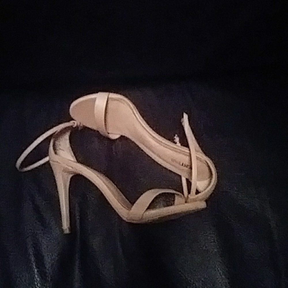 Nude Strap Heels size 9